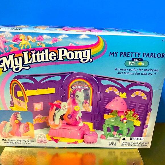 MY LITTLE PONY G2 VTG 90s MY PRETTY PARLOR SET HAIRSTYLING & FASHION… - Picture 2 of 16